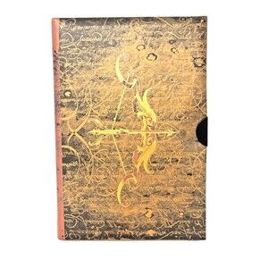 Brown Gold Hardcover Desire Private Journal Blank Page Passion Quotes Diary B&N
